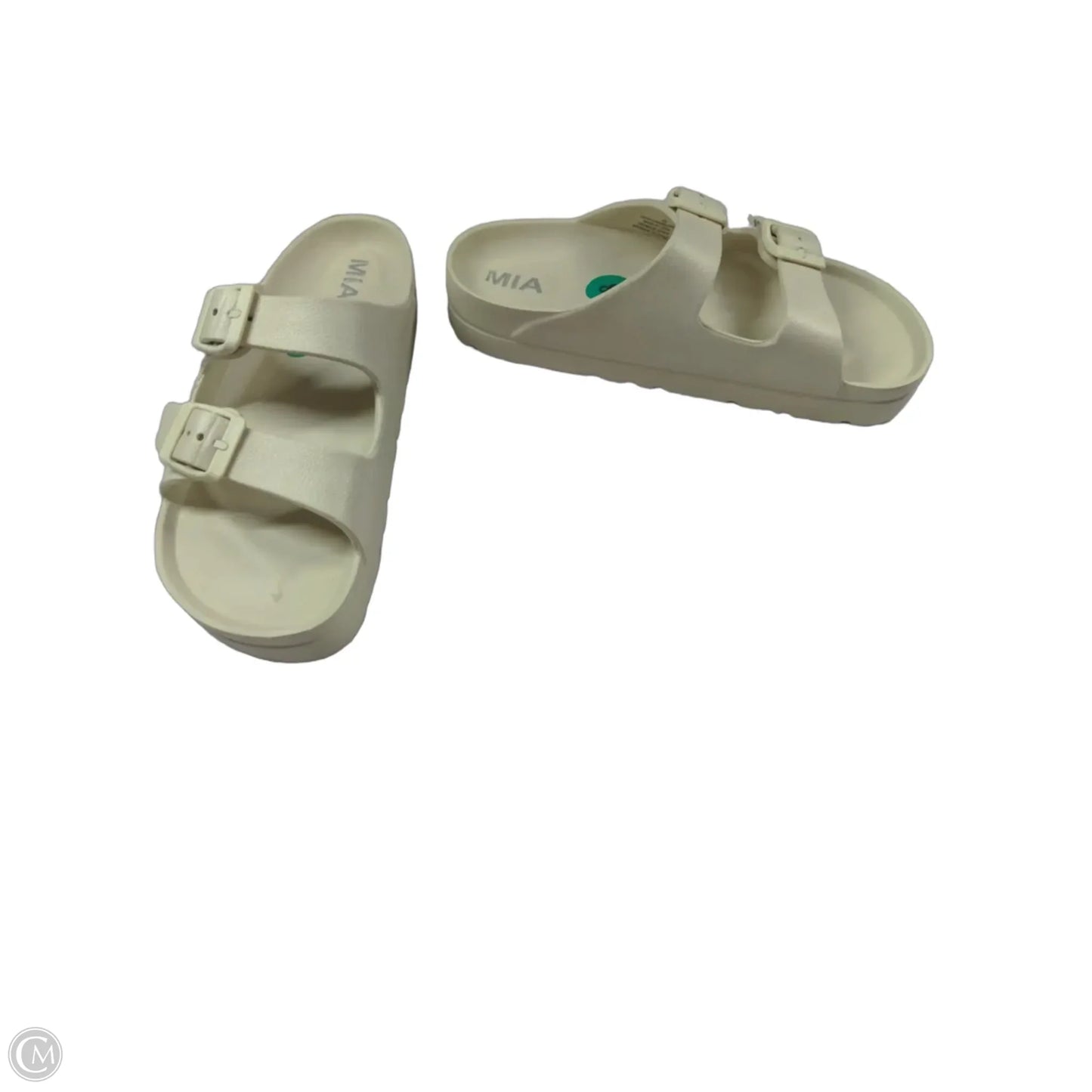 Sandals Flats By Mia In Cream, Size: 8