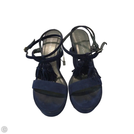 Shoes Designer By Stuart Weitzman In Navy, Size: 8.5