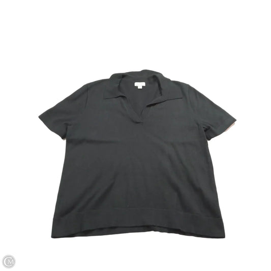 Top Short Sleeve By J. Crew In Black, Size: M