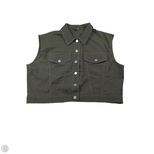 Top Sleeveless By Fashion Nova In Green, Size: L
