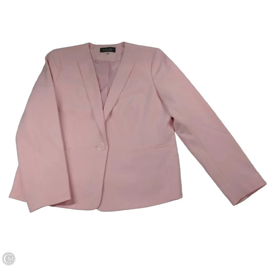 Blazer By Black Label In Pink, Size: 14