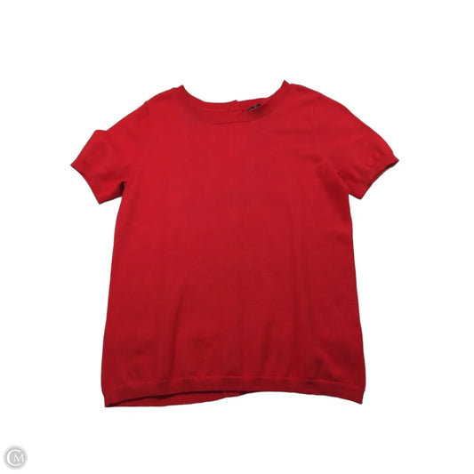 Sweater Short Sleeve By Clothes Mentor In Red, Size: S