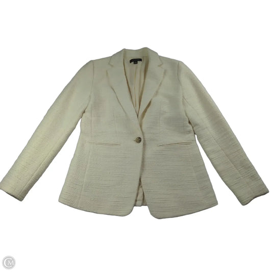 Blazer By Ann Taylor In Cream, Size: 0