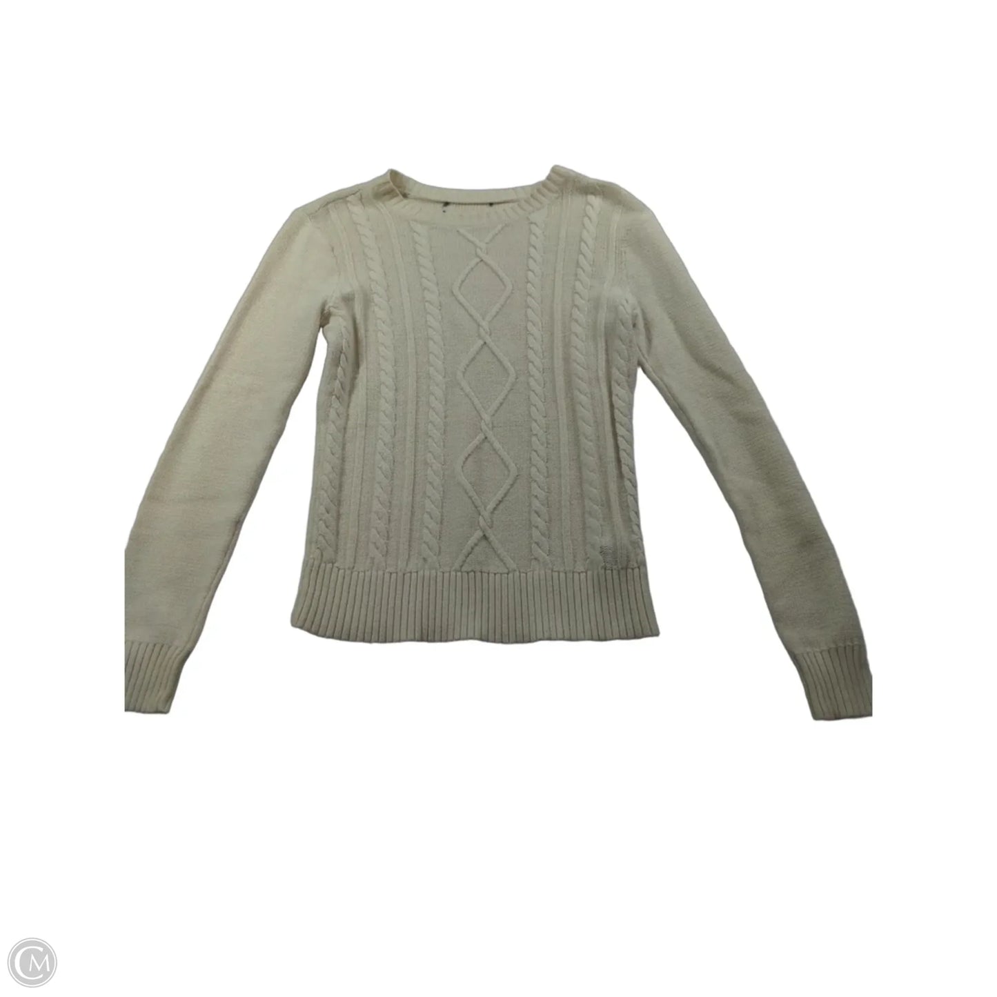 Sweater By Clothes Mentor In White, Size: Xs