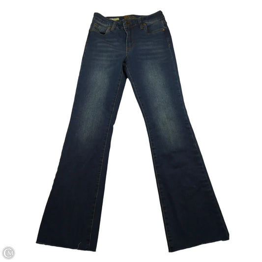 Jeans Straight By Kut In Blue, Size: 4