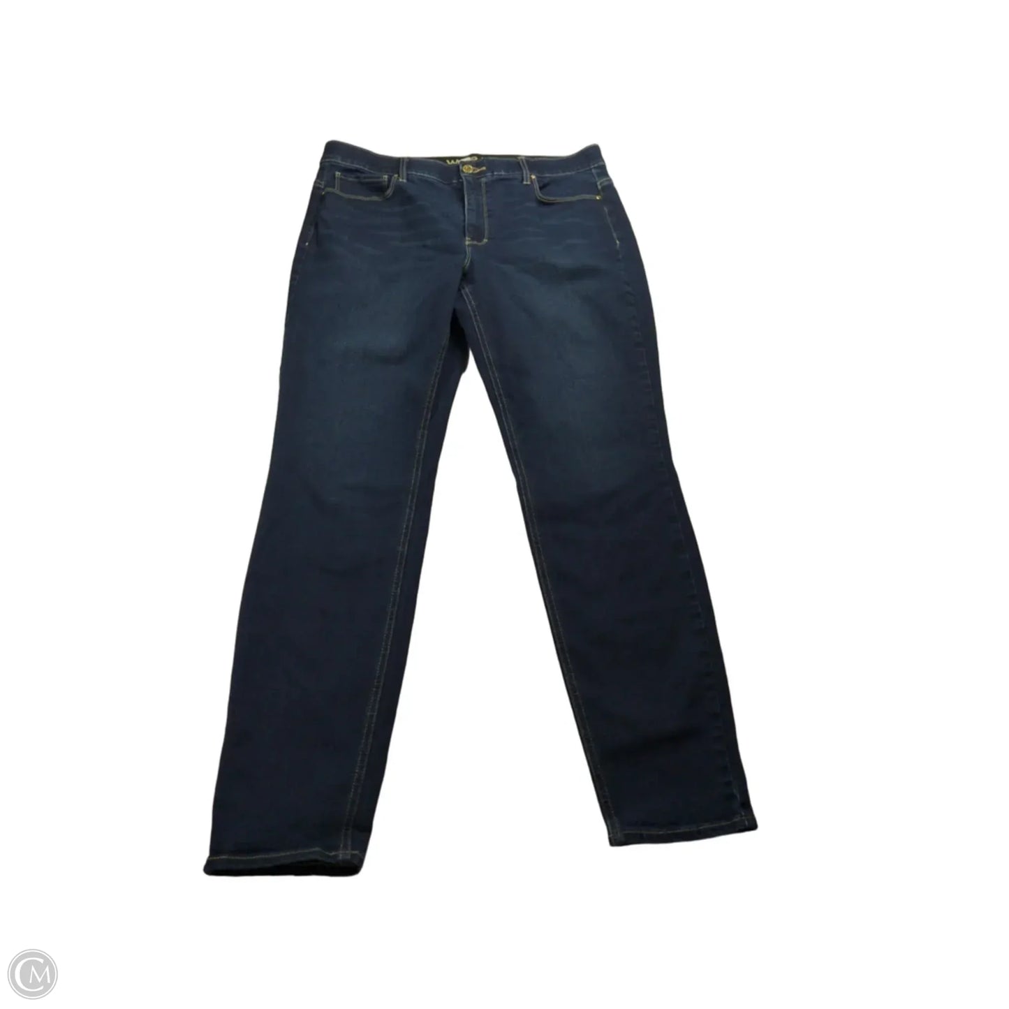 Jeans Straight By Clothes Mentor In Blue, Size: 14