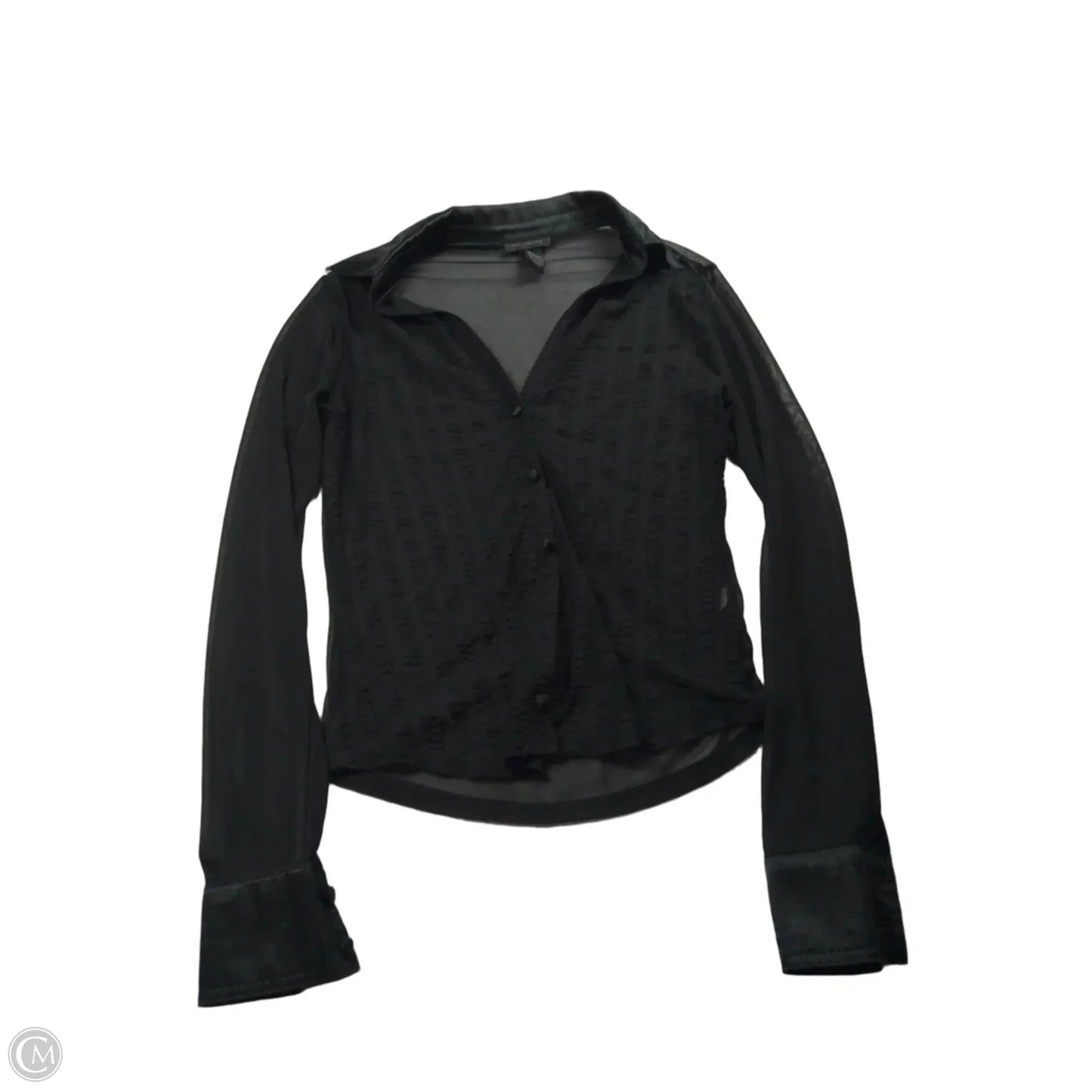 Top Long Sleeve By Clothes Mentor In Black, Size: S