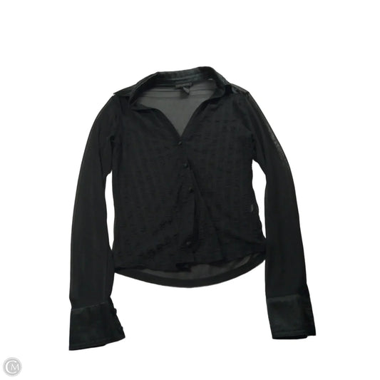 Top Long Sleeve By Clothes Mentor In Black, Size: S