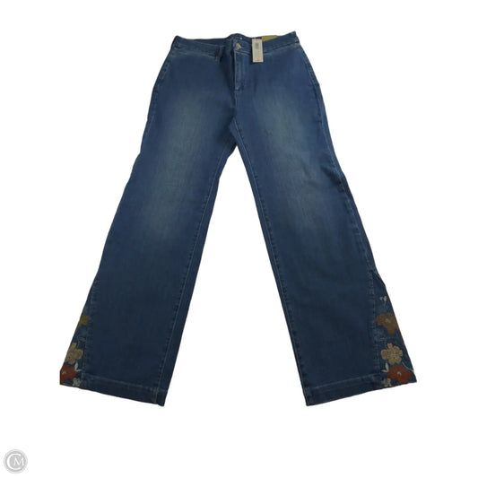Jeans Straight By Chicos In Blue, Size: 4
