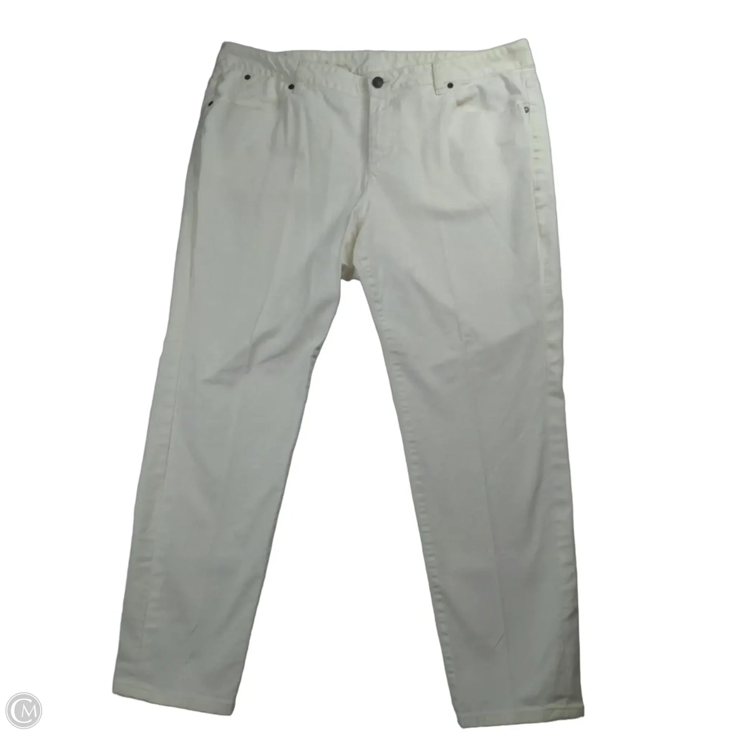 Jeans Skinny By Talbots In White, Size: 0
