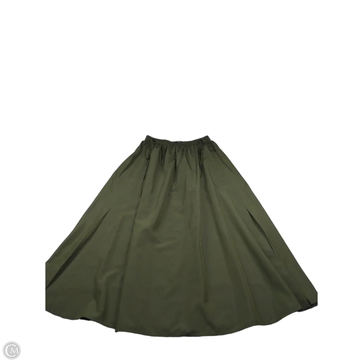 Skirt Maxi By Uniqlo In Green, Size: S