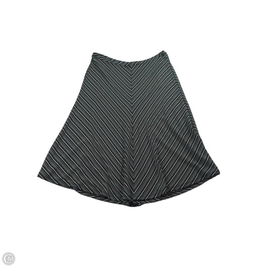 Skirt Midi By Loft In Striped Pattern, Size: Mp