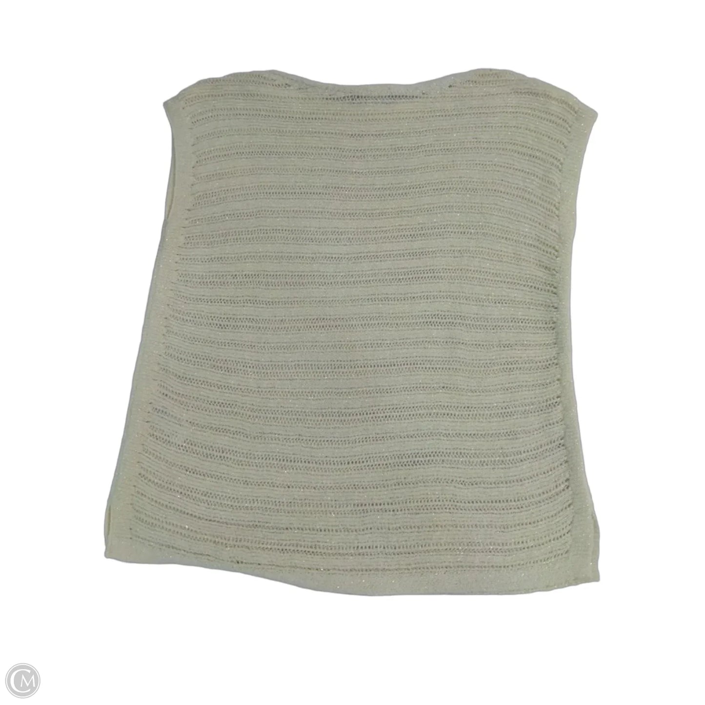 Top Short Sleeve By Chicos In Cream, Size: 0