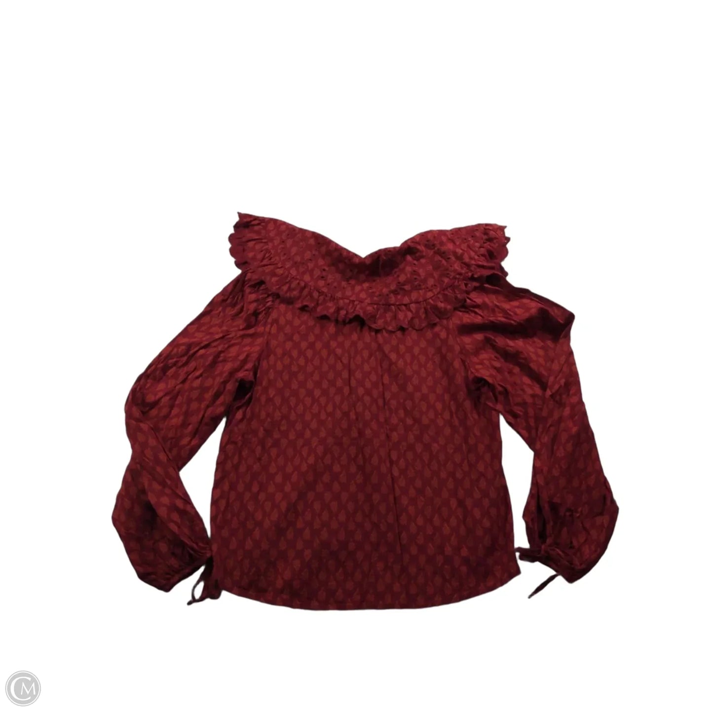 Top Long Sleeve By Universal Thread In Red, Size: Xl