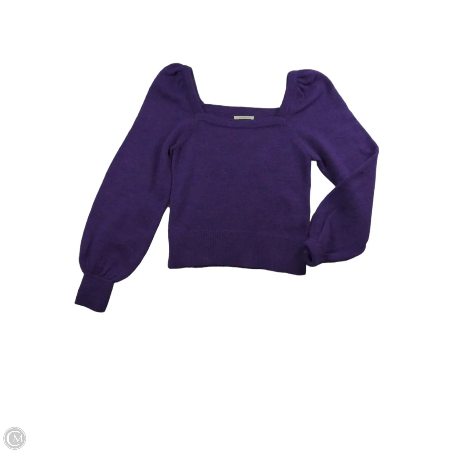 Top Long Sleeve By Anthropologie In Purple, Size: S