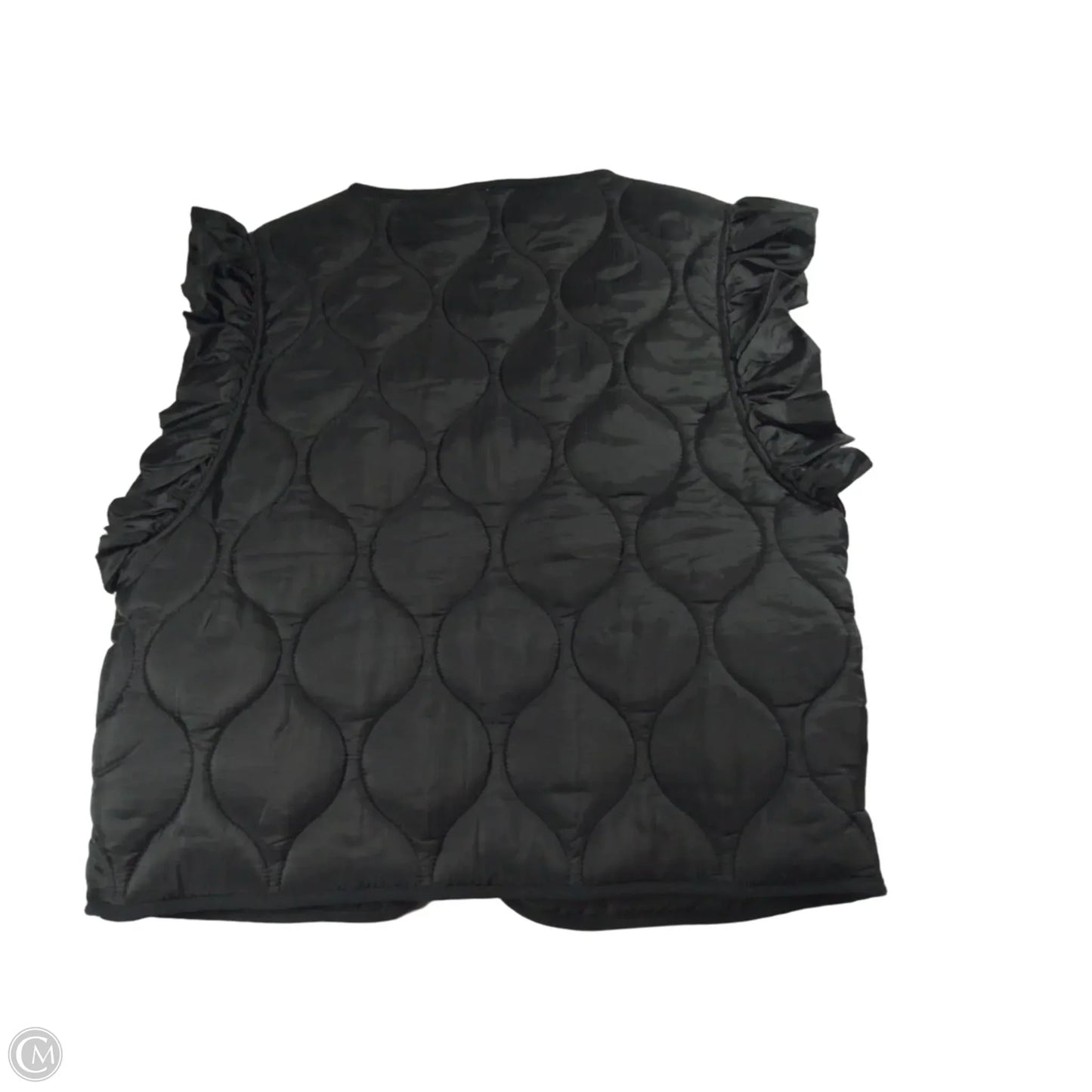 Vest Puffer & Quilted By Bibi In Black, Size: M