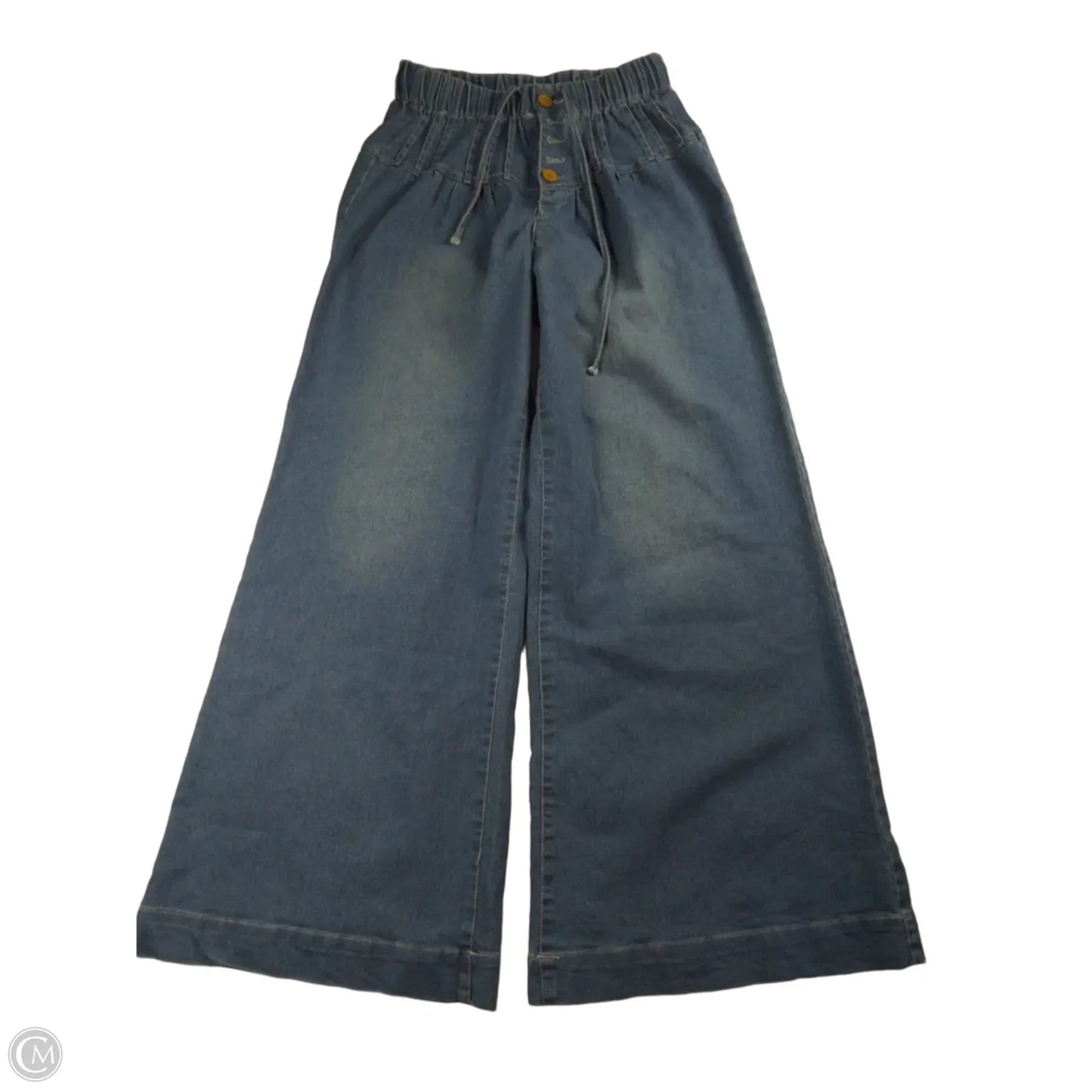 Jeans Wide Leg By Clothes Mentor In Blue, Size: S