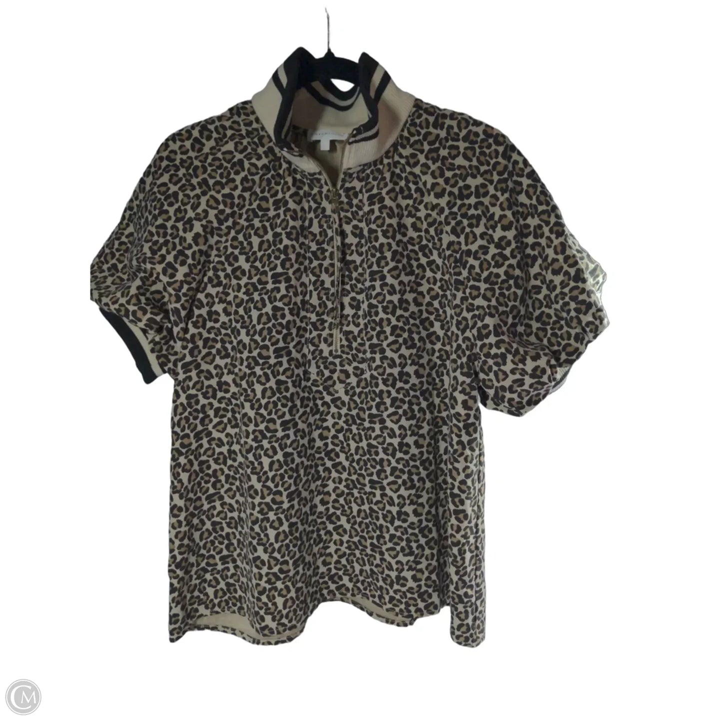 Top Short Sleeve By Entro In Animal Print, Size: M