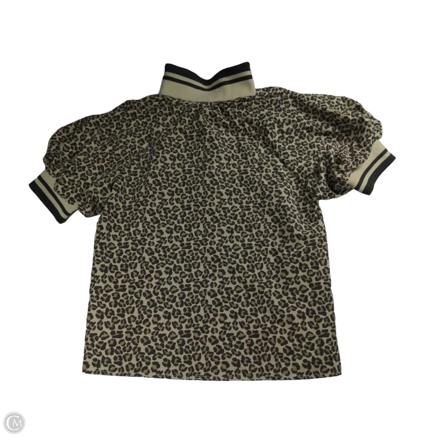 Top Short Sleeve By Entro In Animal Print, Size: M