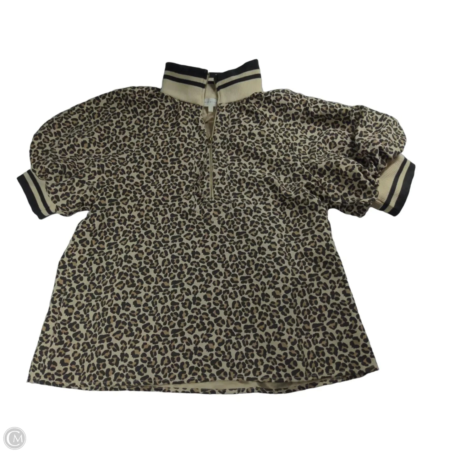 Top Short Sleeve By Entro In Animal Print, Size: M