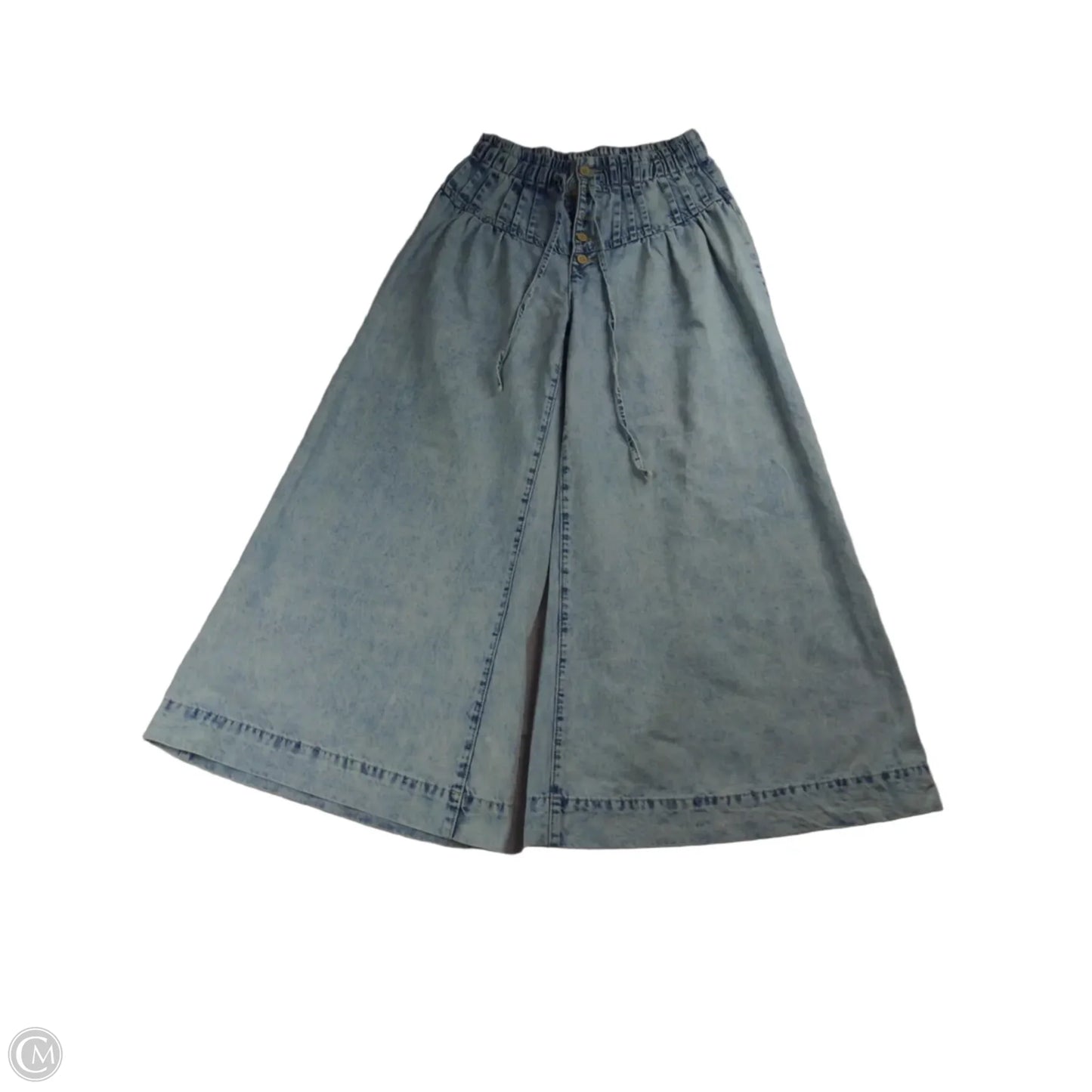 Jeans Wide Leg By Eesome In Blue, Size: S