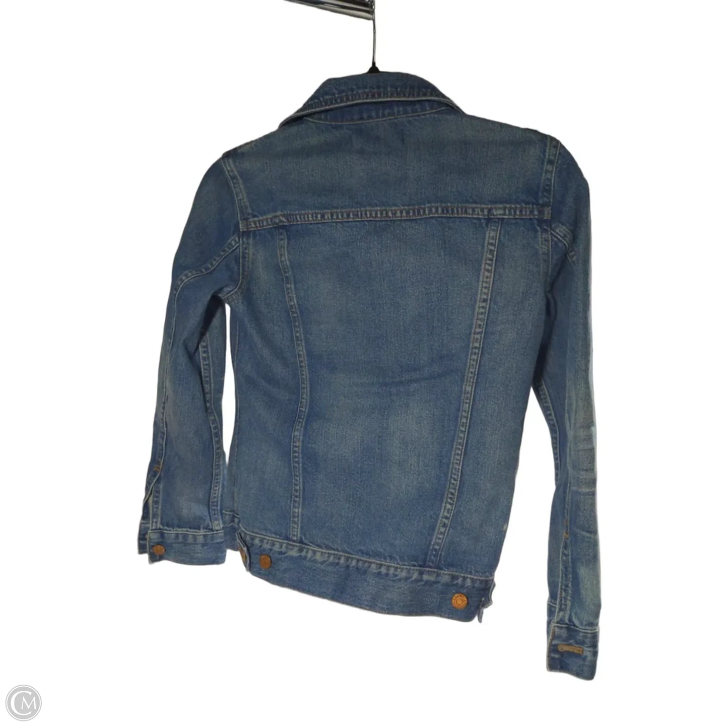 Jacket Denim By Madewell In Blue, Size: Xs