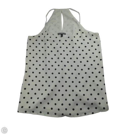 Top Sleeveless By Express In Polkadot Pattern, Size: S