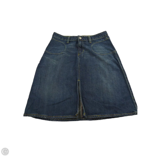 Skirt Mini & Short By Paper Denim Cloth In Blue, Size: 28