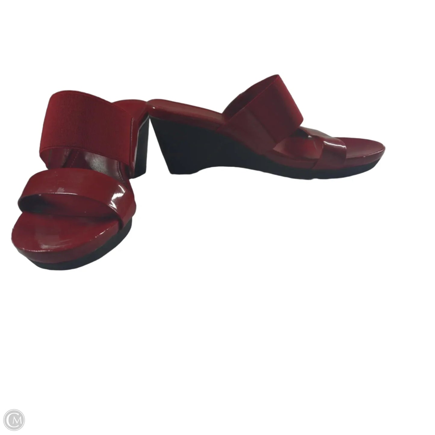Shoes Heels Kitten By Ralph Lauren In Red, Size: 6.5