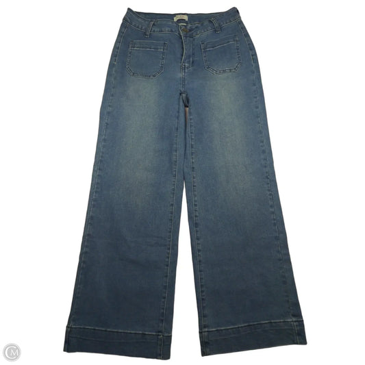 Jeans Straight By Bleu In Blue, Size: 4p