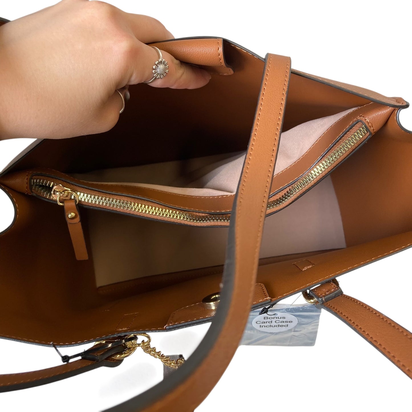Handbag By Nanette Lepore In Brown, Size:Large