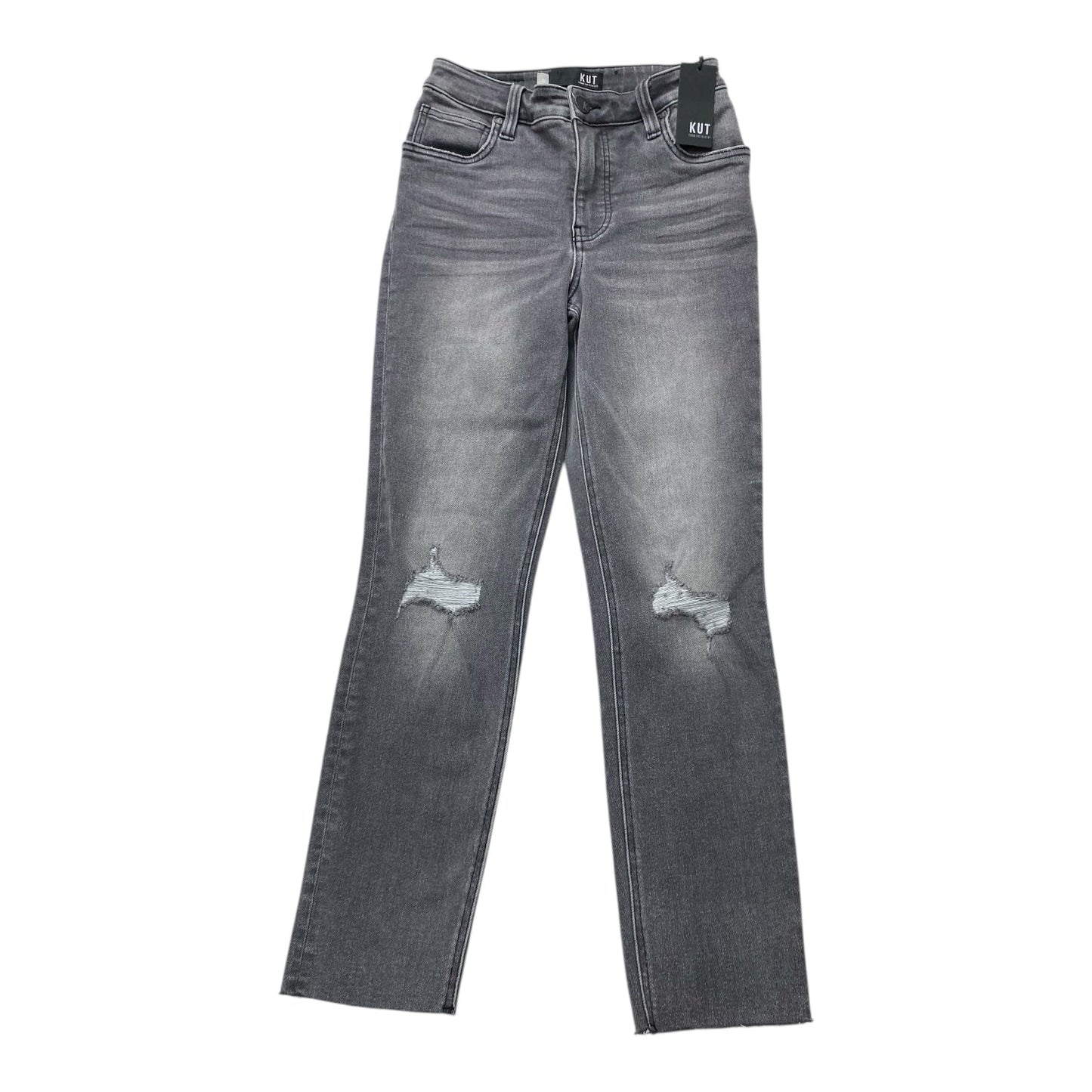 Jeans Boyfriend By Kut In Grey Denim, Size:0
