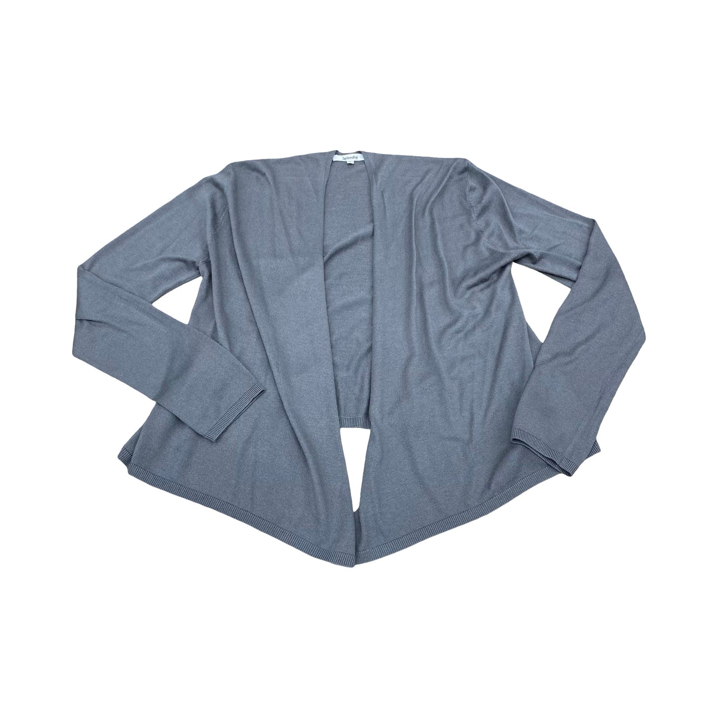 Sweater Cardigan By Splendid In Grey, Size:M