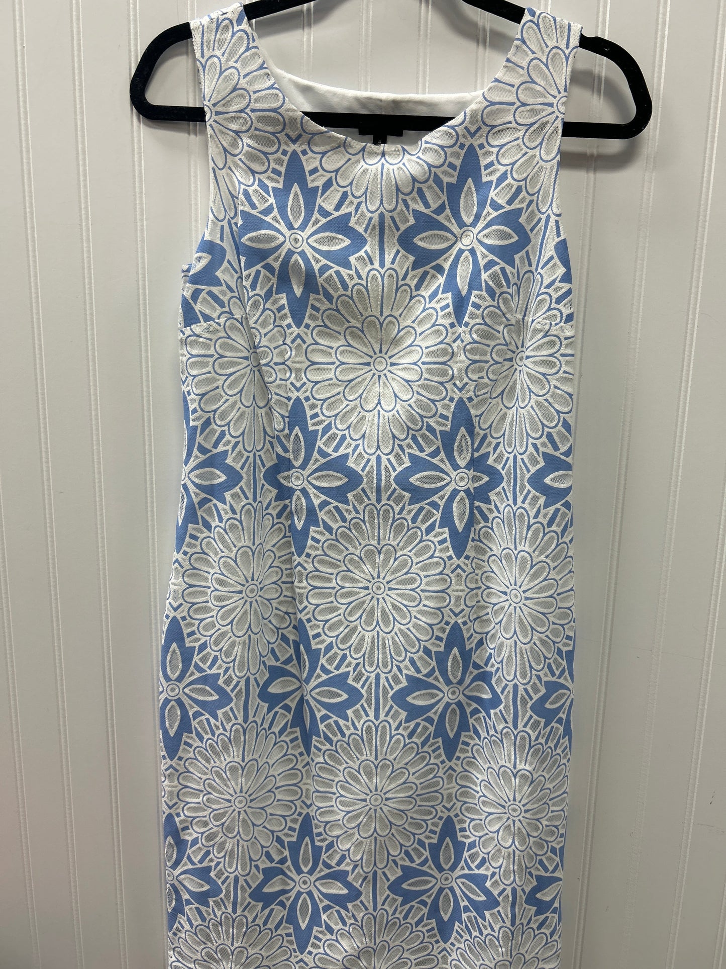 Dress Casual Midi By Talbots In Floral Print, Size:4