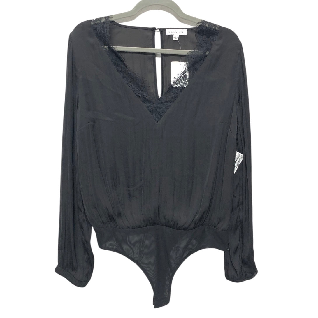 Bodysuit By Socialite In Black, Size:M