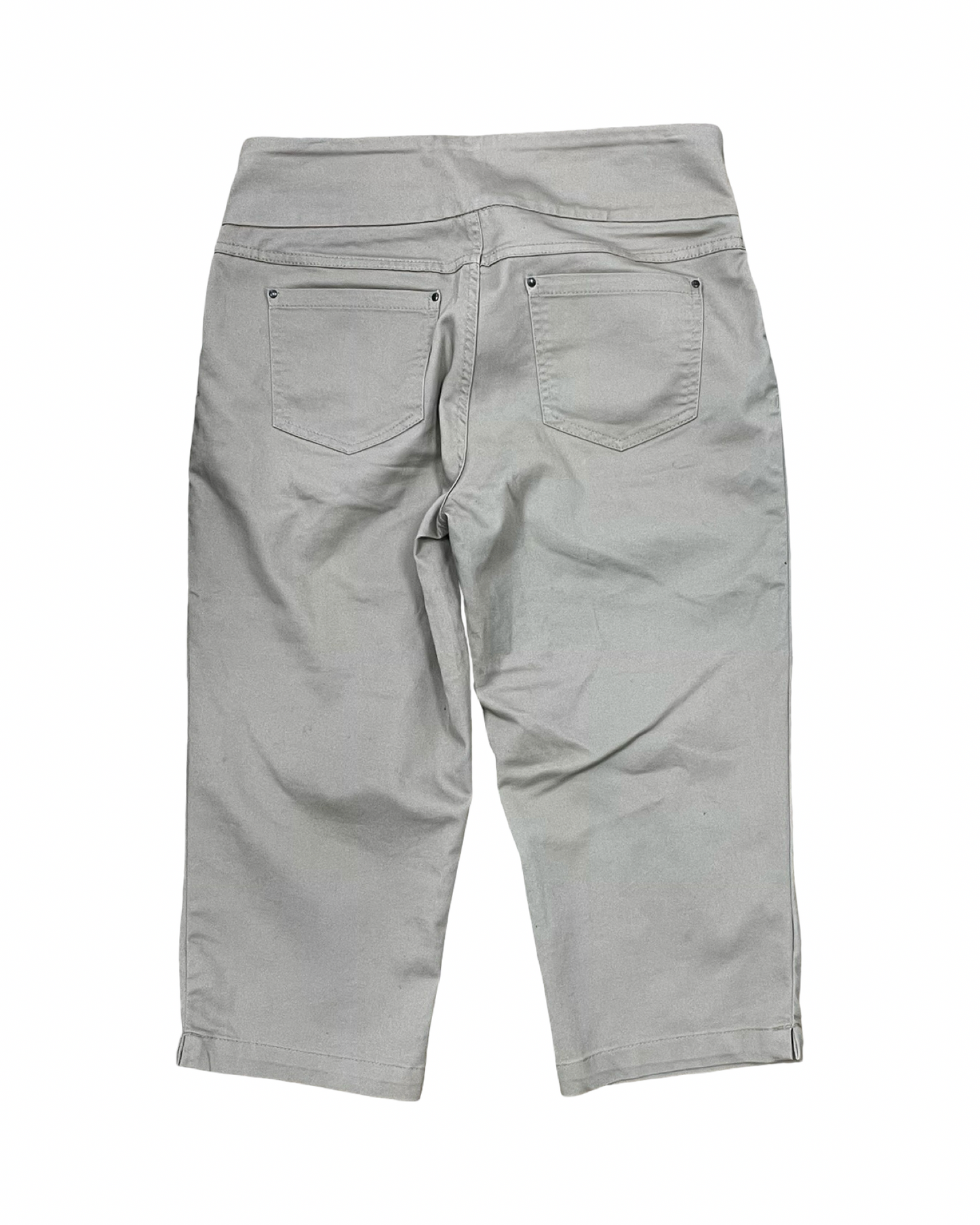 Pants Cropped By Time And Tru In Tan, Size:S