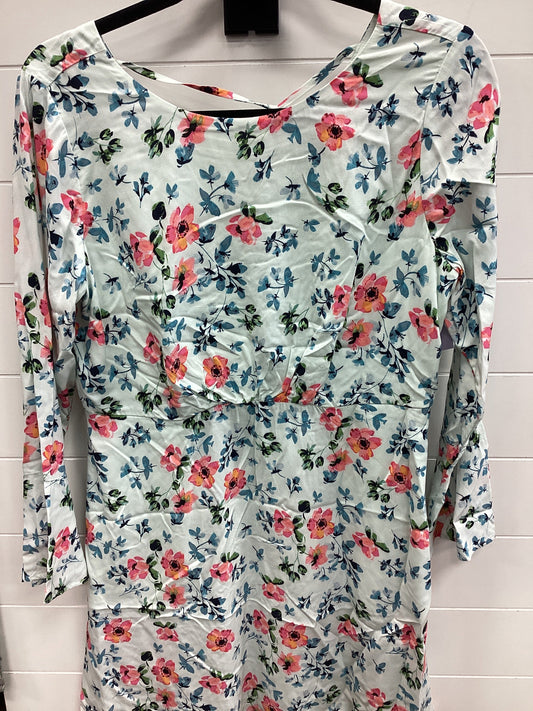 Dress Casual Midi By Loft In Blue, Size:6