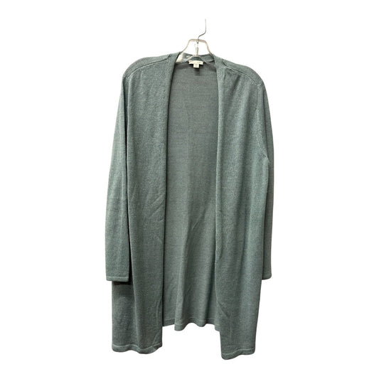 Sweater Cardigan By J. Jill In Blue, Size:Lp