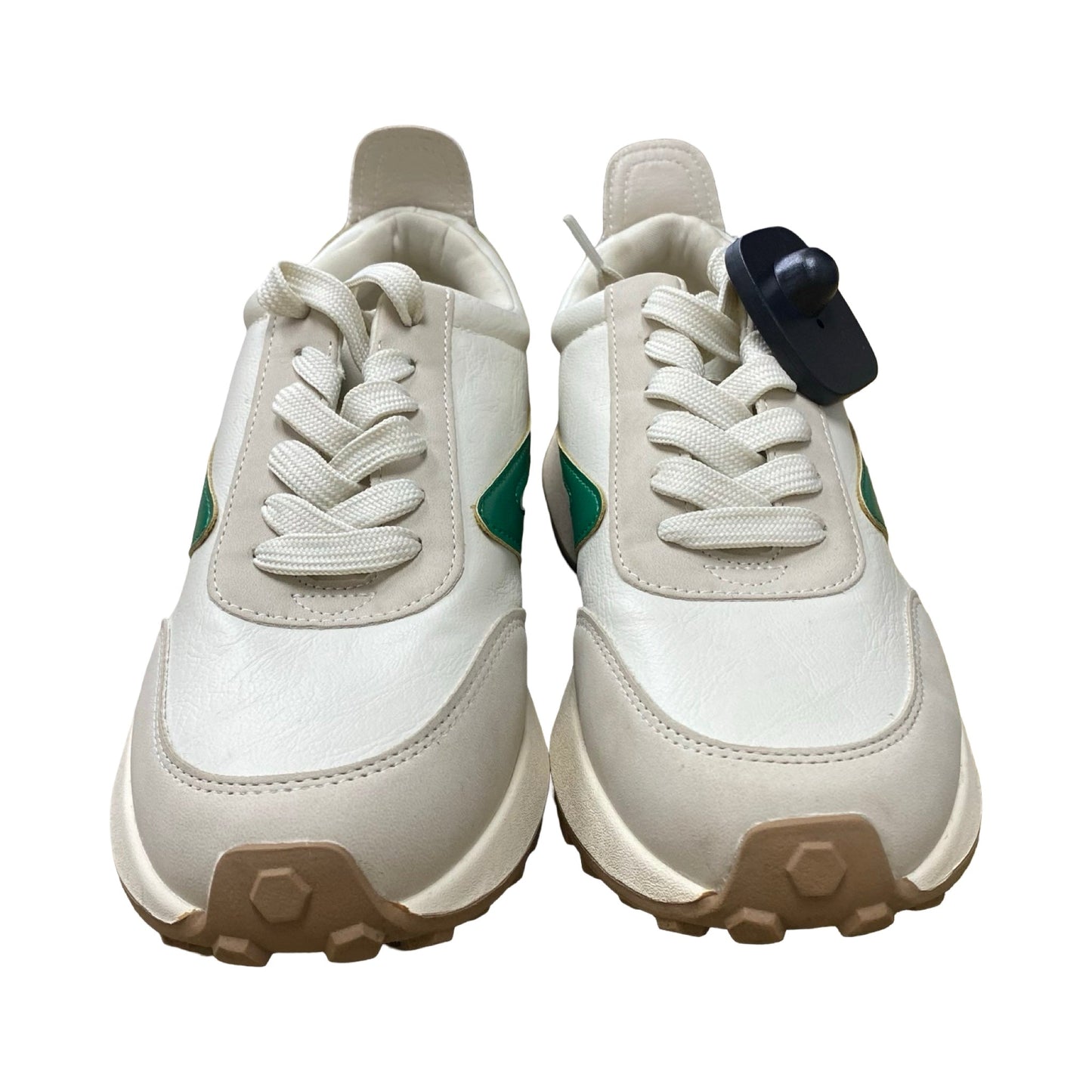 Shoes Sneakers By Dolce Vita In Green & White, Size:7.5