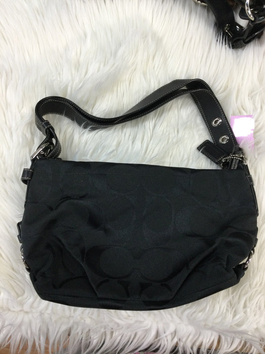 Handbag Designer By Coach In Black, Size:Small