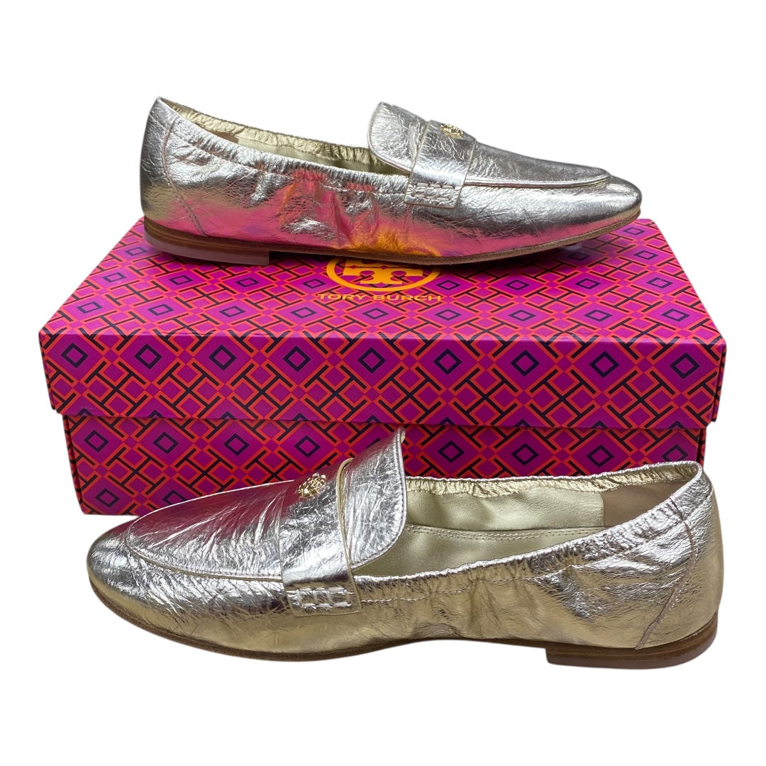 Shoes Designer By Tory Burch In Gold, Size:8
