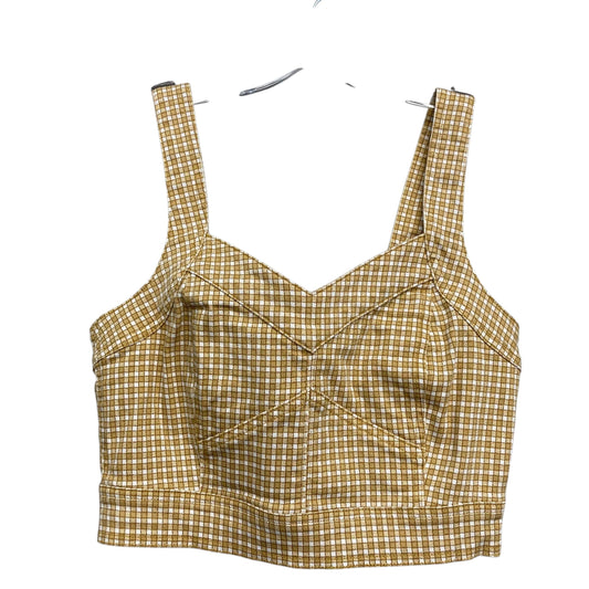 Top Sleeveless By Madewell In Checkered Pattern, Size:0