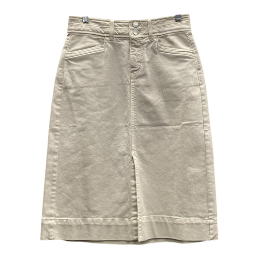 Skirt Mini & Short By Ann Taylor In Tan, Size:0