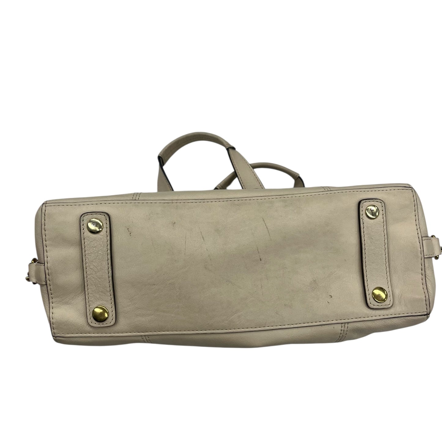 Handbag Designer By Coach In Tan, Size:Medium