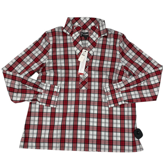 Top Ls By Talbots In Plaid Pattern, Size:S