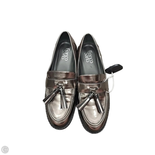 Shoes Flats By Franco Sarto In Silver, Size: 7.5