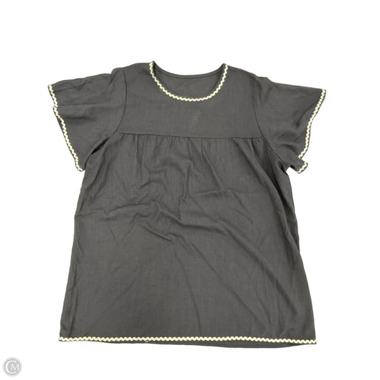 Top Short Sleeve By Cmf In Navy, Size: Xl