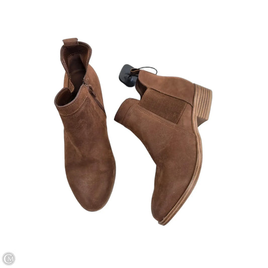 Boots Ankle Flats By Mia In Brown, Size: 8