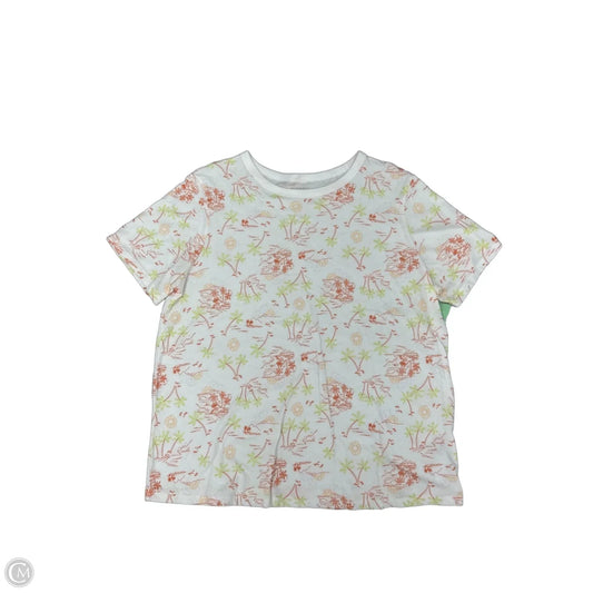 Top Short Sleeve Basic By Old Navy In White, Size: L