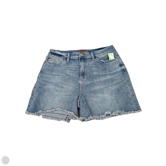 Shorts By Judy Blue In Blue Denim, Size: 14